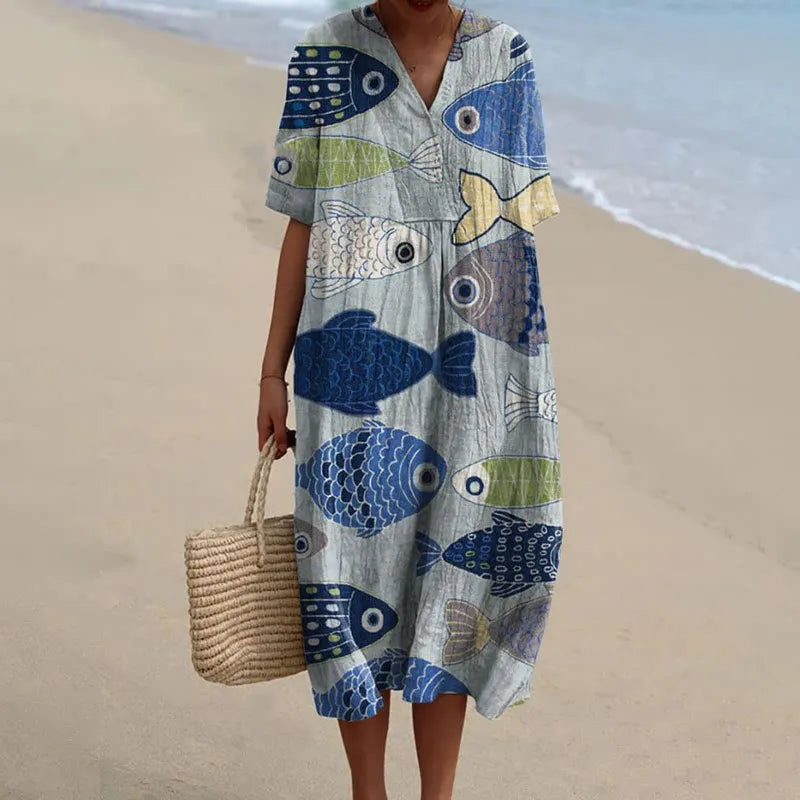 Édolie | Graphic Fish Dress
