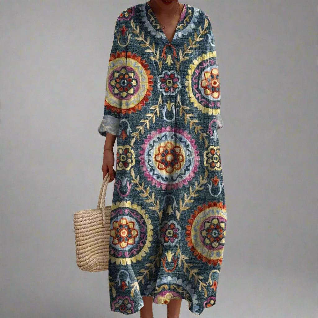 Maxine | Elegant geometric dress