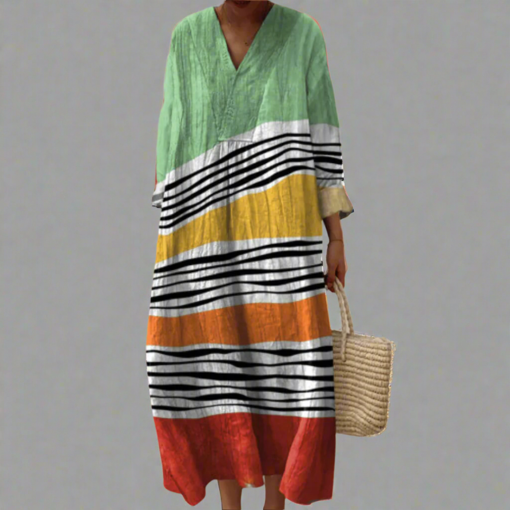 Izabella | Elegant Geometric Dress