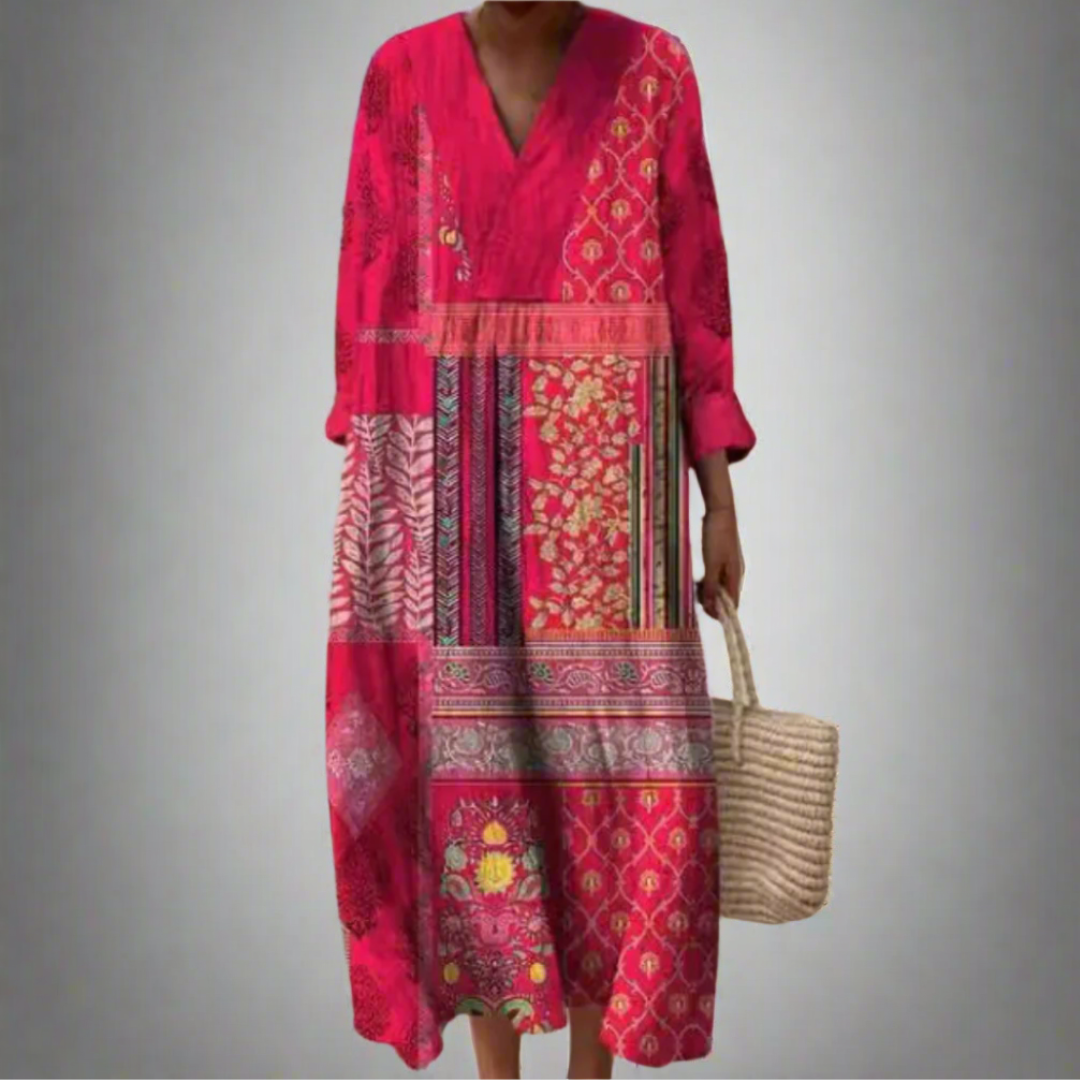 Frances | Elegant geometric dress