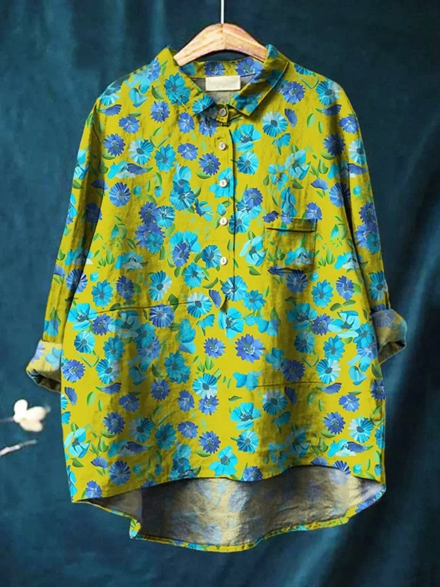 Sofia | Elegant shirt with floral design