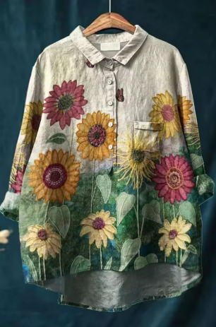 Sofia | Elegant floral shirt