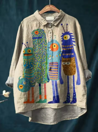 Sofia | Blouse with pattern print