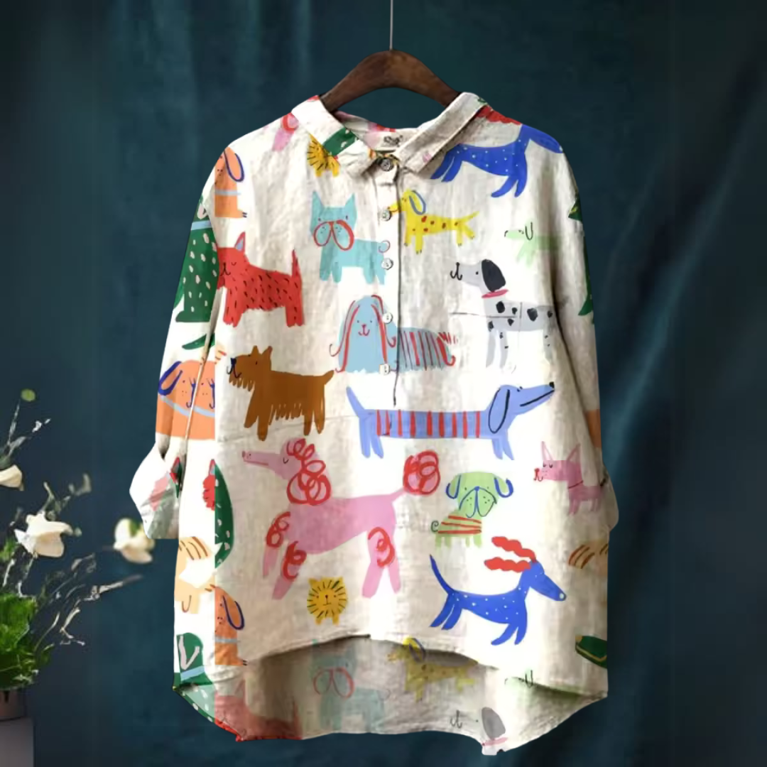 Sofia | Stylish casual printed shirt
