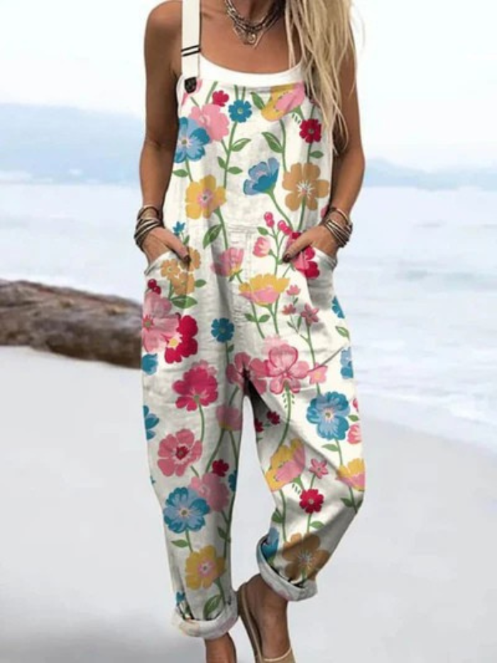 Naomie - Lightweight Vintage Jumpsuit