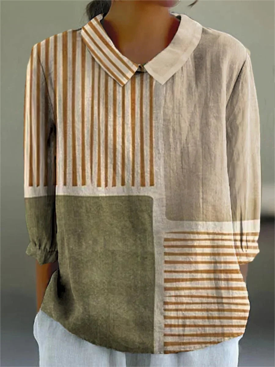 Elle | Vintage Colourful Blouse