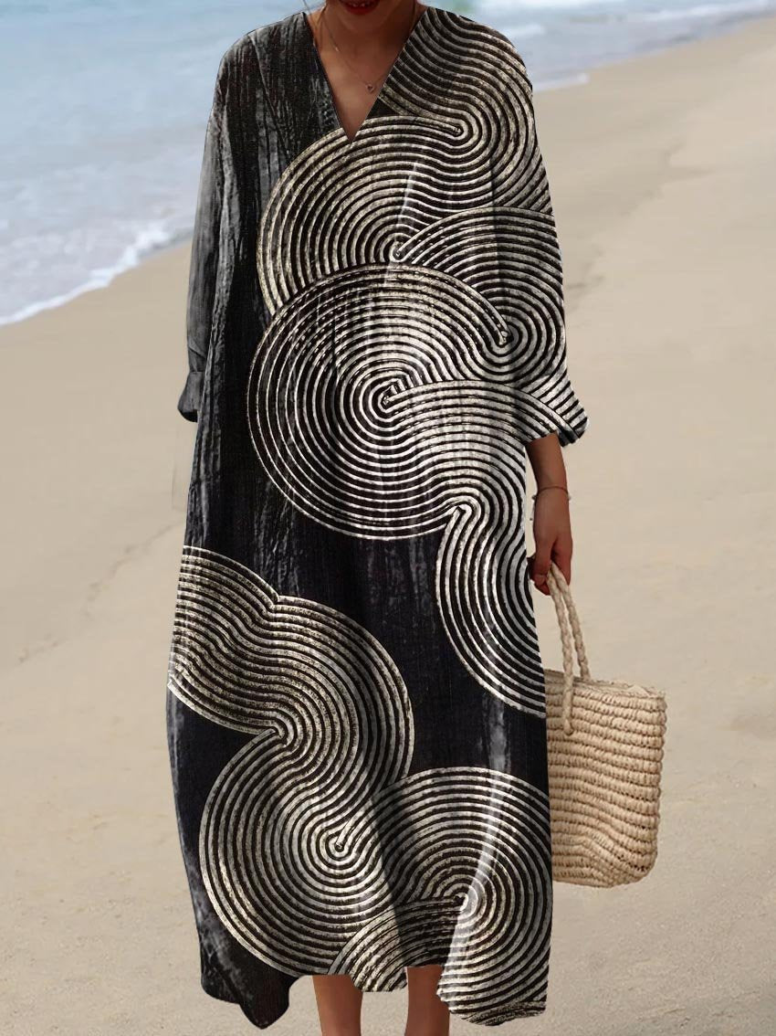 KAÏA | Elegant Graphic Dress