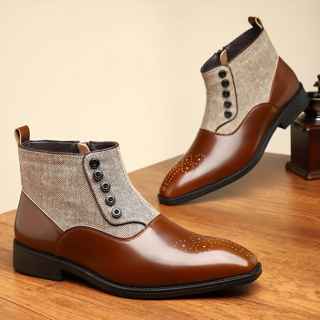 Gerald Wentworth Chelsea Leather Boots