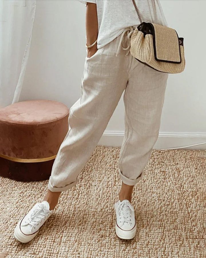 Linen Trousers – Breathable, Casual & Elegant