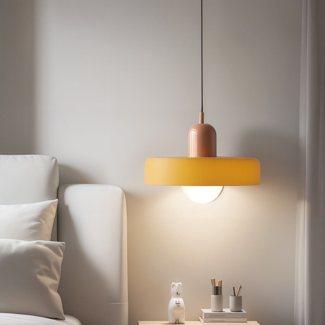 Glarefusion Modern Bauhaus Glass LED Pendant
