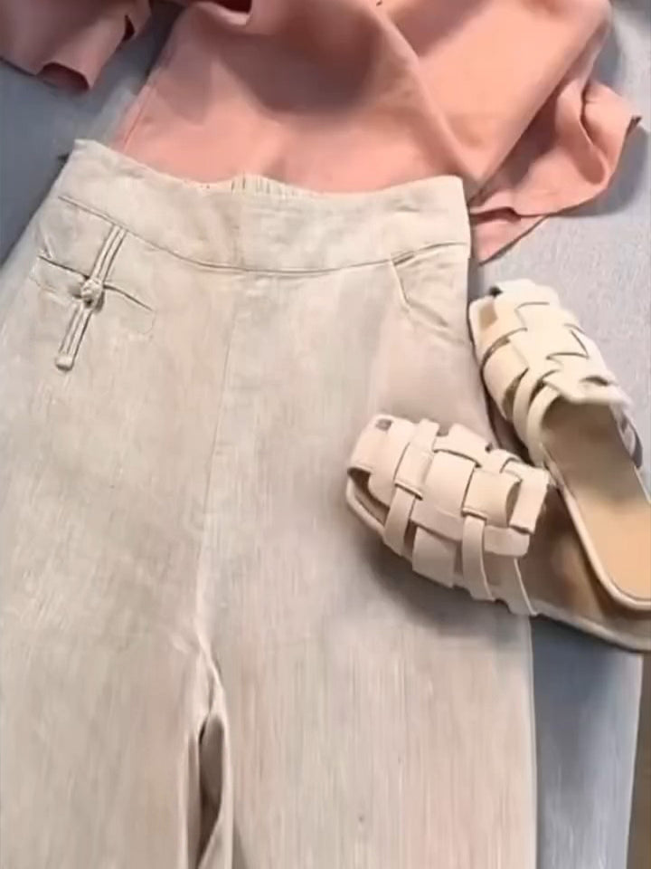 Wide-Leg Summer Trousers