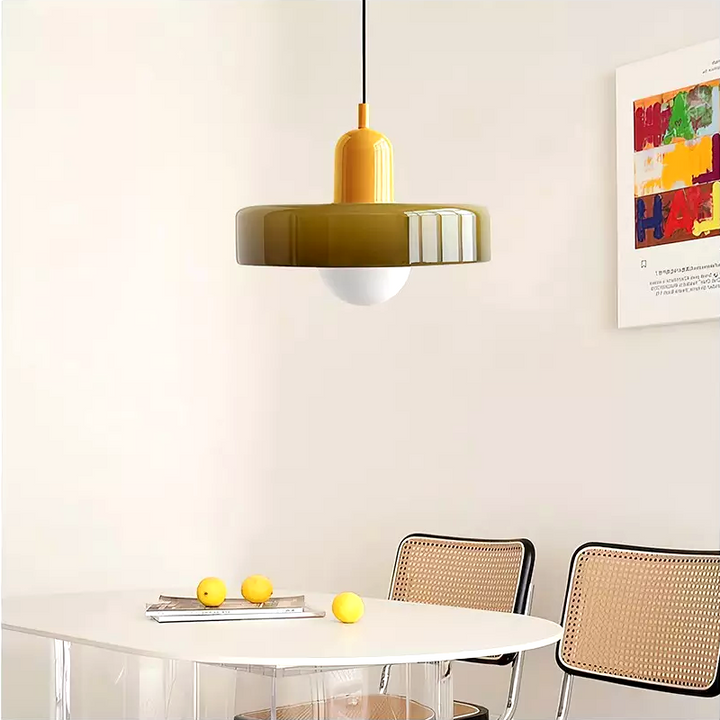 Glarefusion Modern Bauhaus Glass LED Pendant
