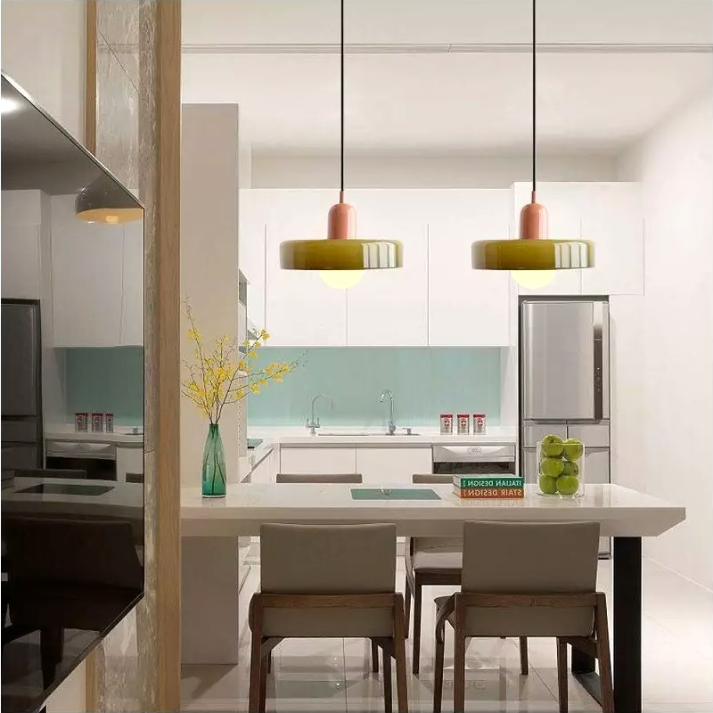 Glarefusion Modern Bauhaus Glass LED Pendant