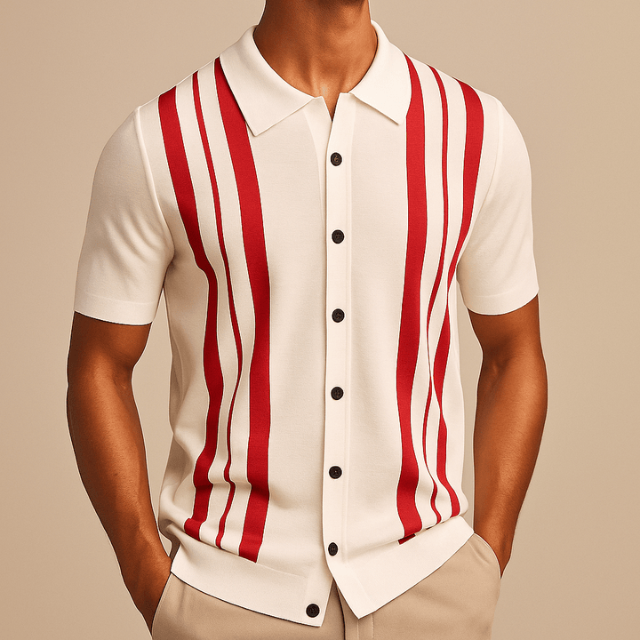 Harrison striped polo shirt