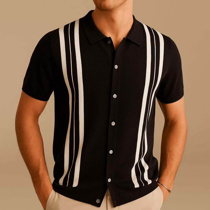 Harrison striped polo shirt