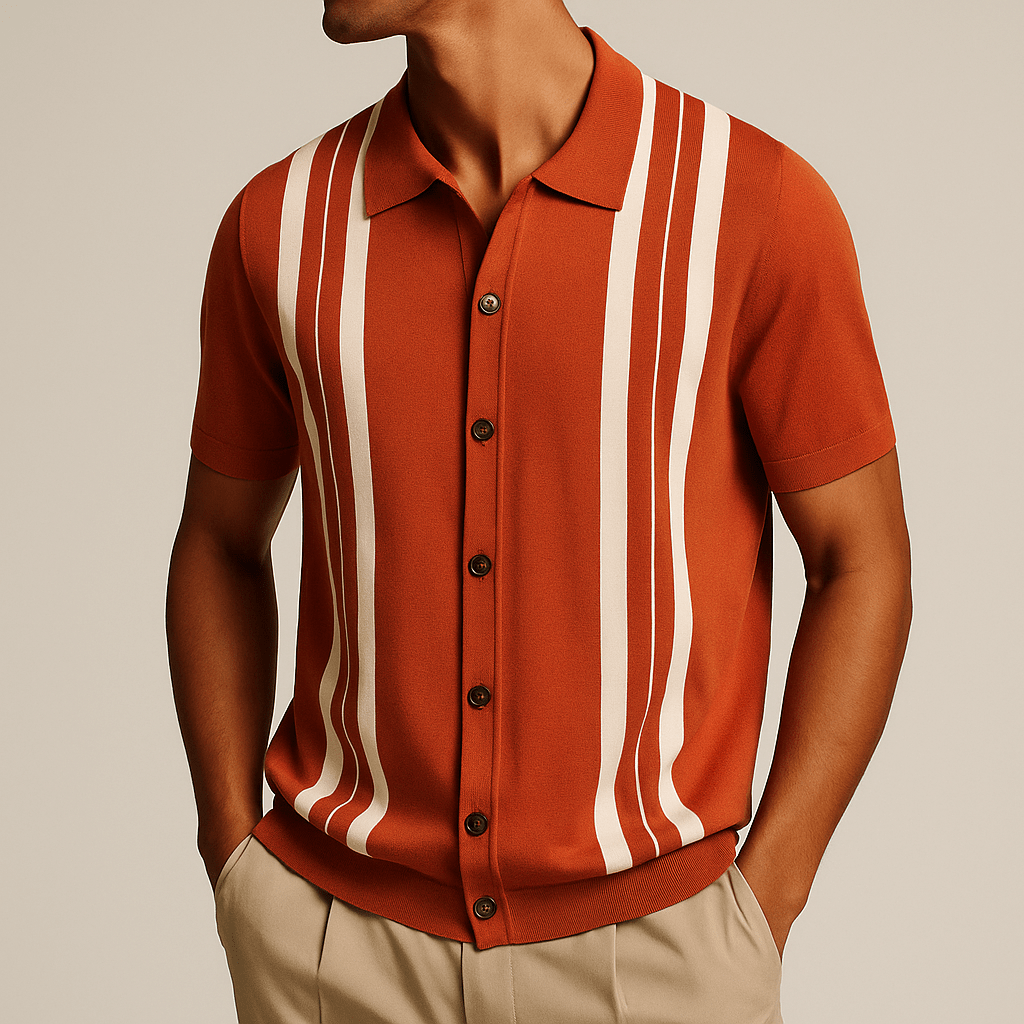 Harrison striped polo shirt