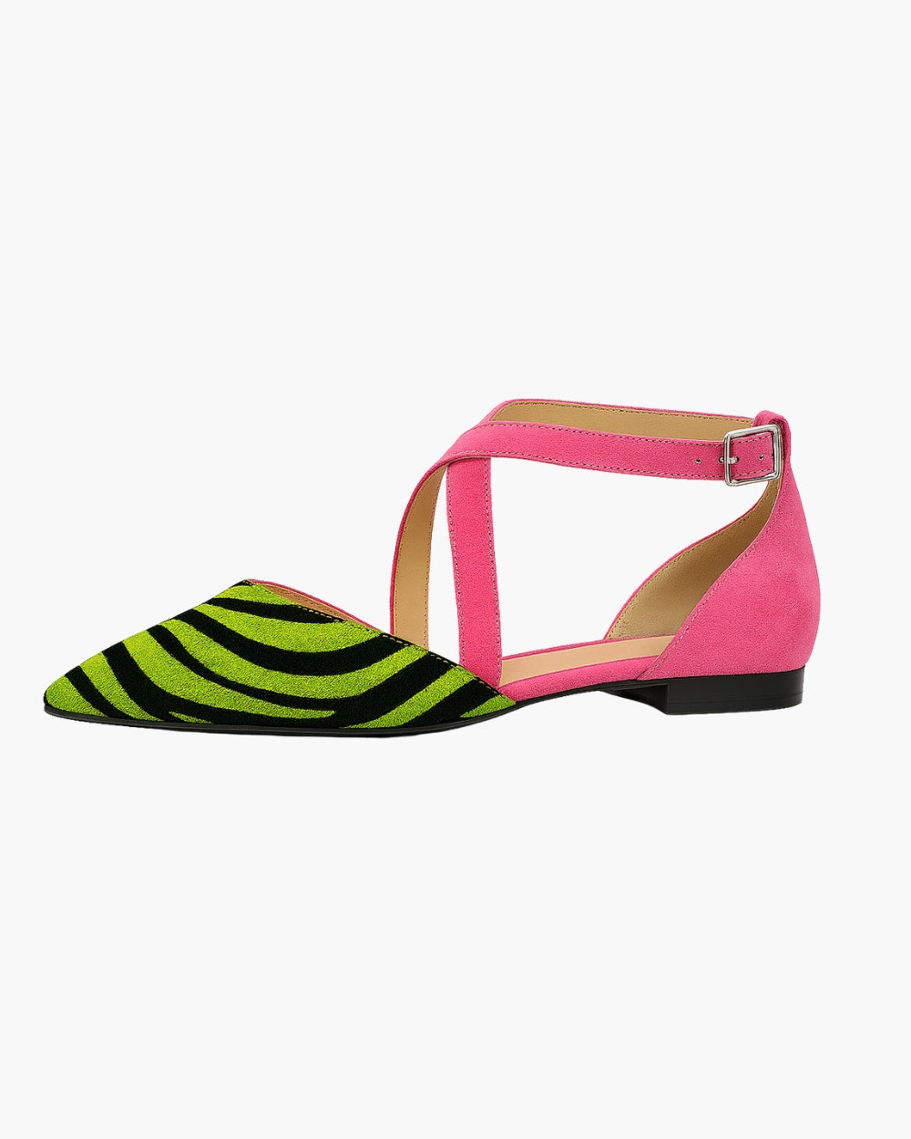 Asilia – Striped Pointed Sandals