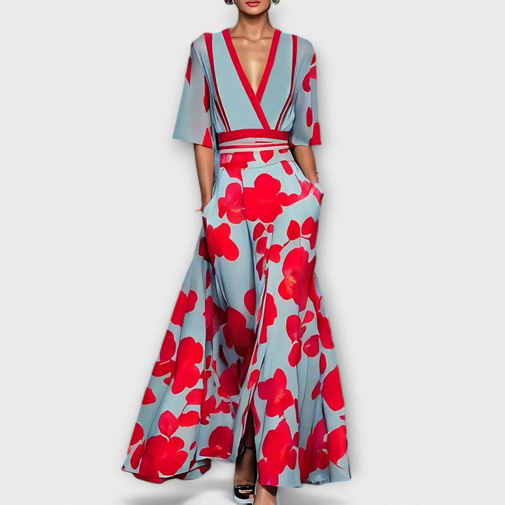 Vittoria | Elegant floral sheath dress