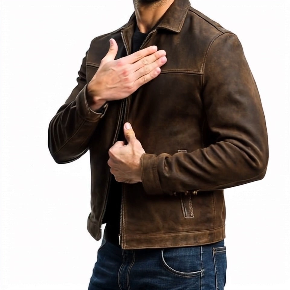 VENALIS | Timeless Leather Jacket