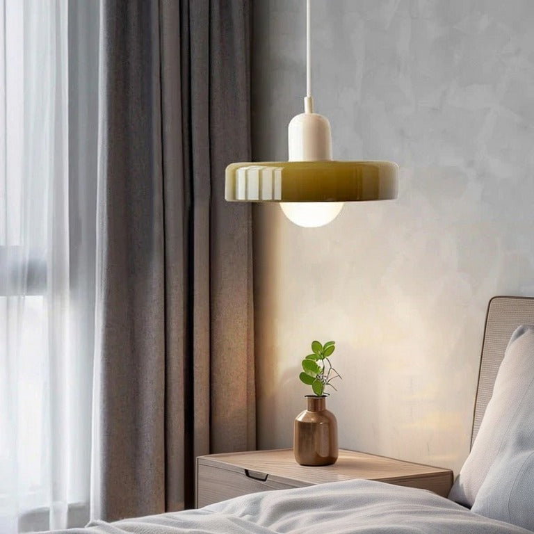 Glarefusion Modern Bauhaus Glass LED Pendant