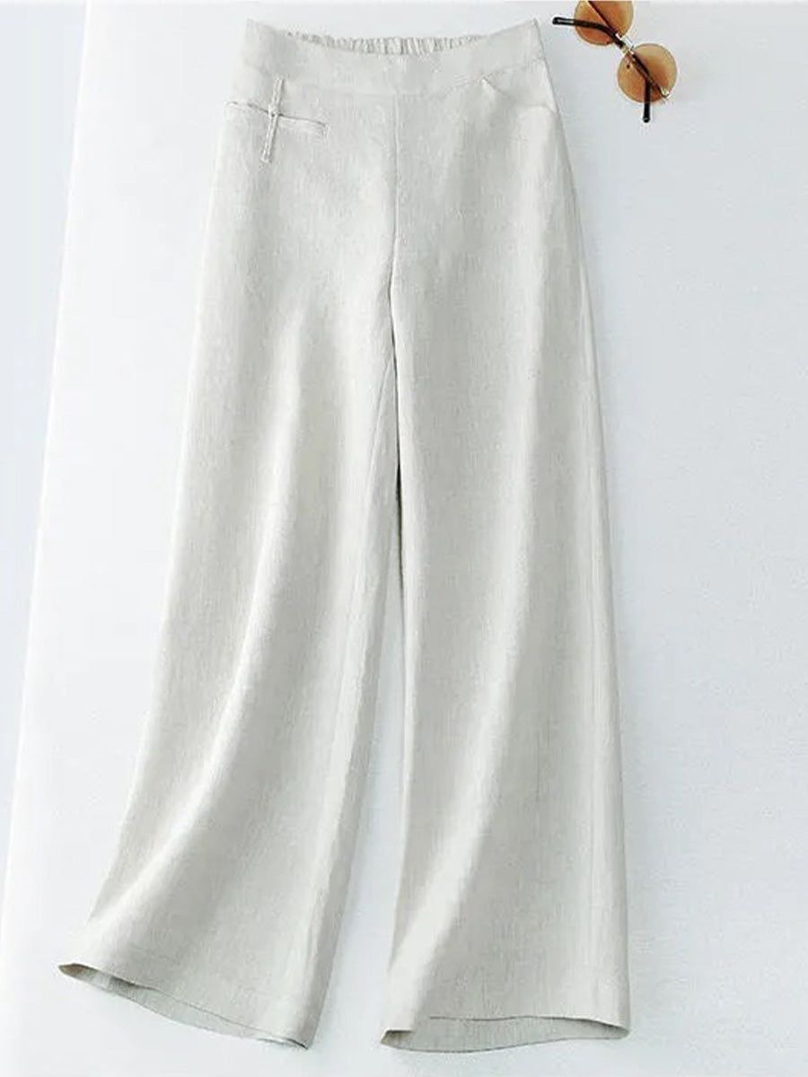 Wide-Leg Summer Trousers