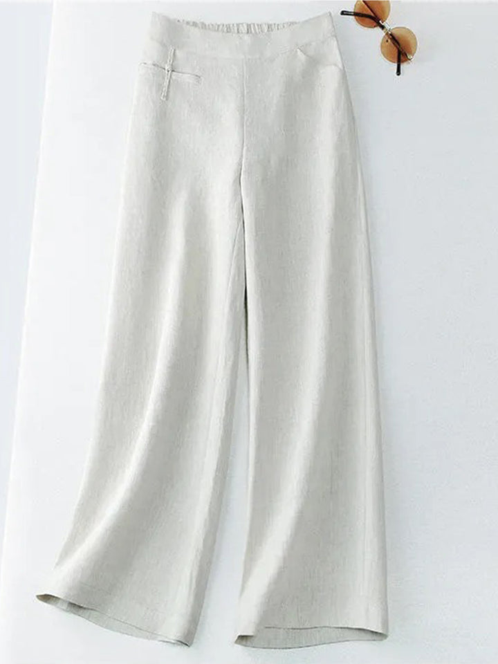 Wide-Leg Summer Trousers