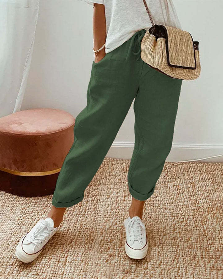 Linen Trousers – Breathable, Casual & Elegant