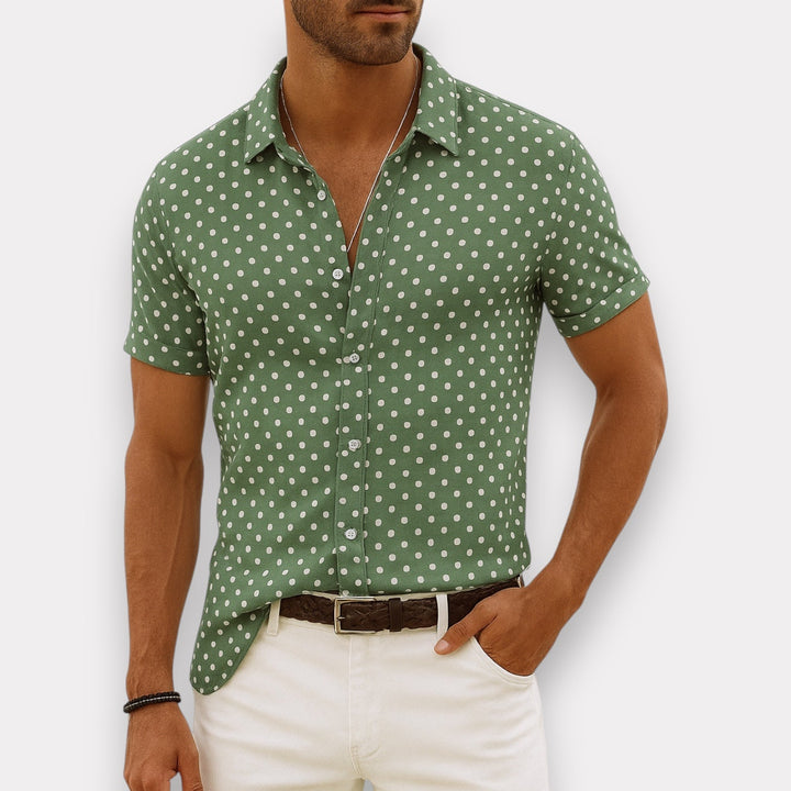 Downtown Dot Button Up