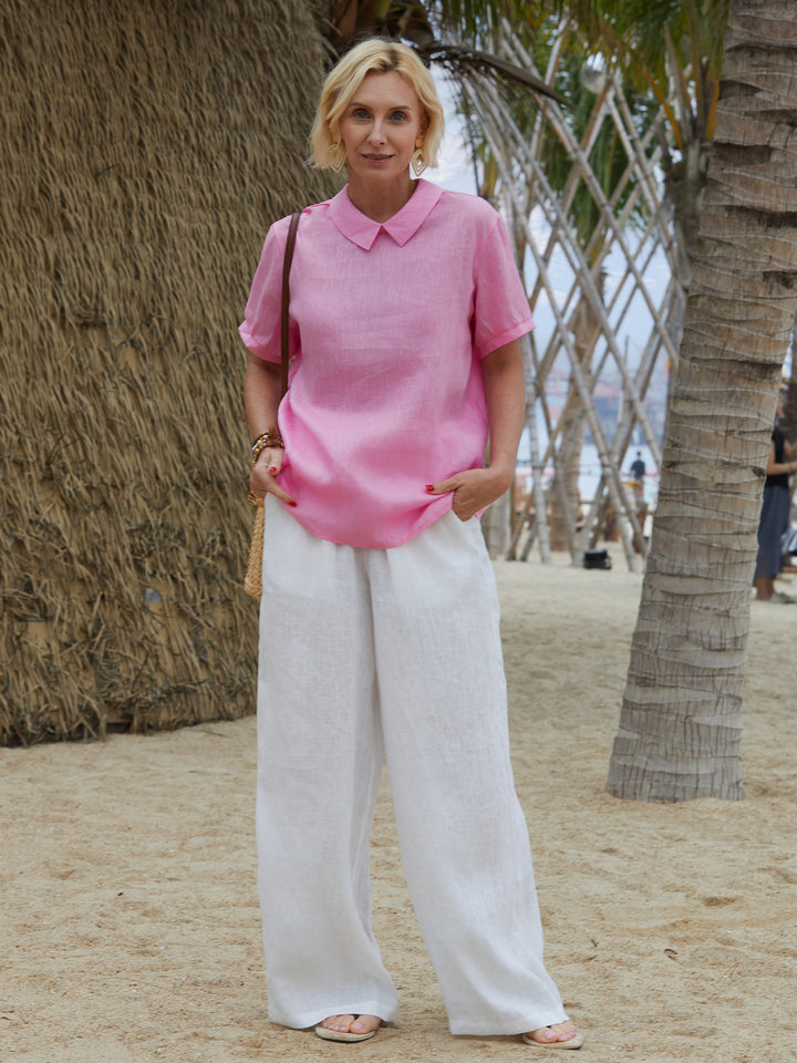 Women's 100% Linen Shirt