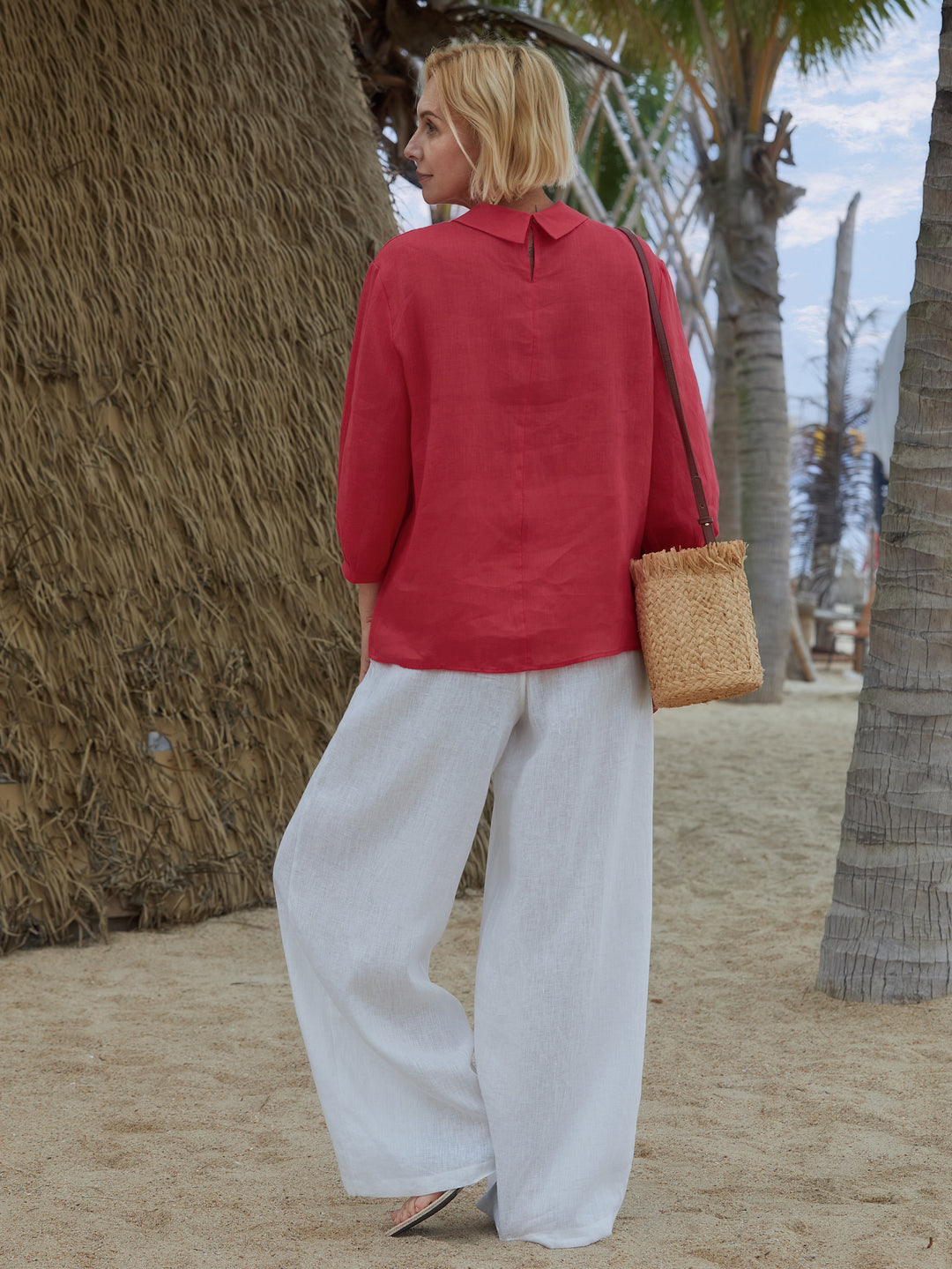 Grace | Classic Long-Sleeve Blouse for Everyday Elegance