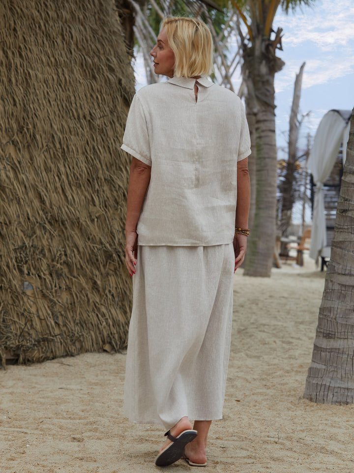 Women's 100% Linen Shirt
