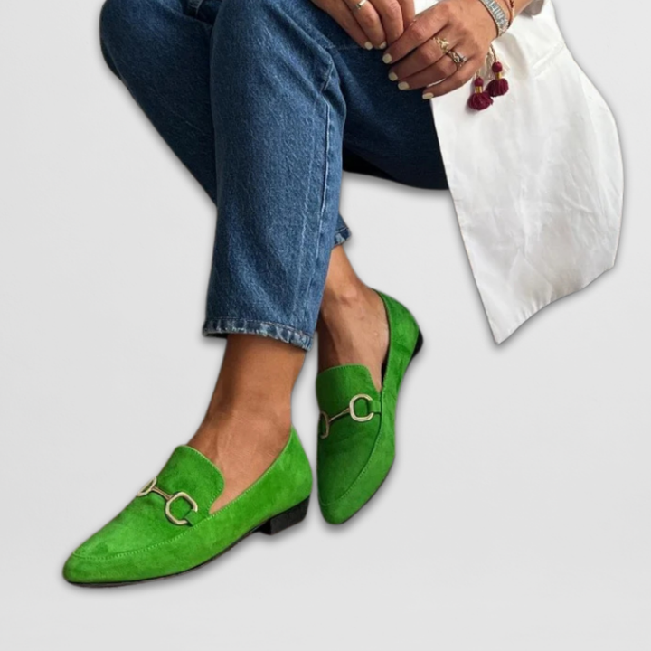 Lorette | Colourful and elegant boho loafers