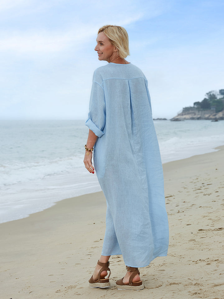 Rosie | Relaxed Maxi Dress with Pockets