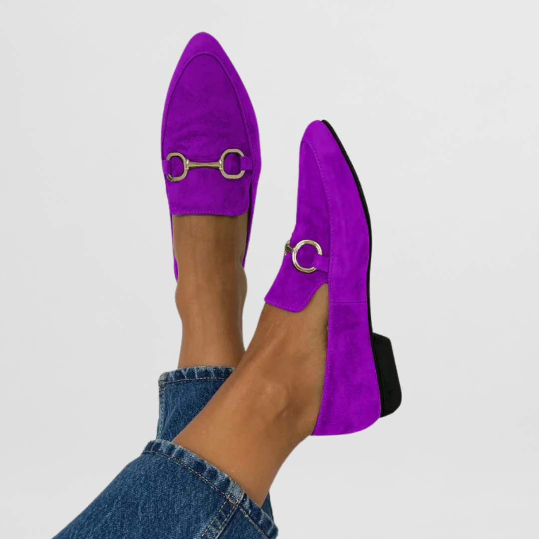 Lorette | Colourful and elegant boho loafers