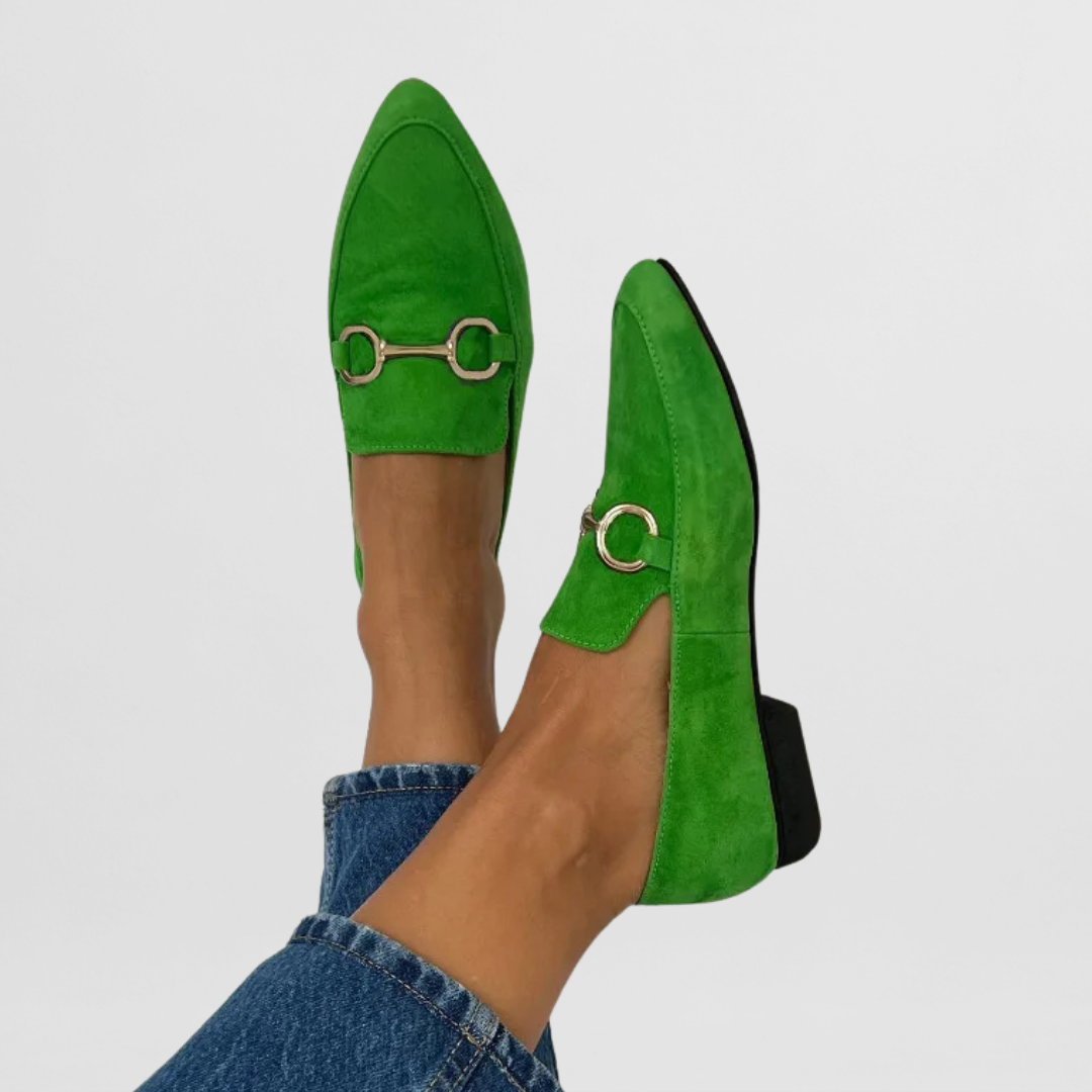 Lorette | Colourful and elegant boho loafers