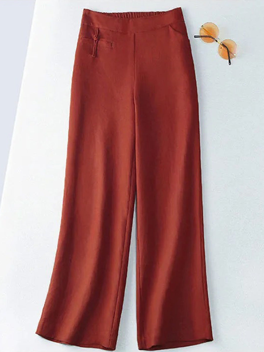 Wide-Leg Summer Trousers