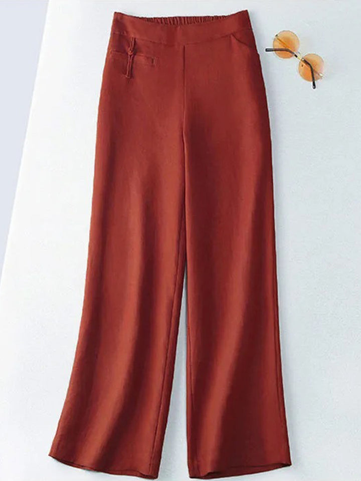 Wide-Leg Summer Trousers