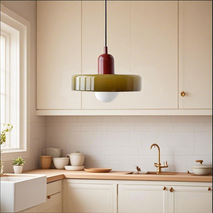 Glarefusion Modern Bauhaus Glass LED Pendant