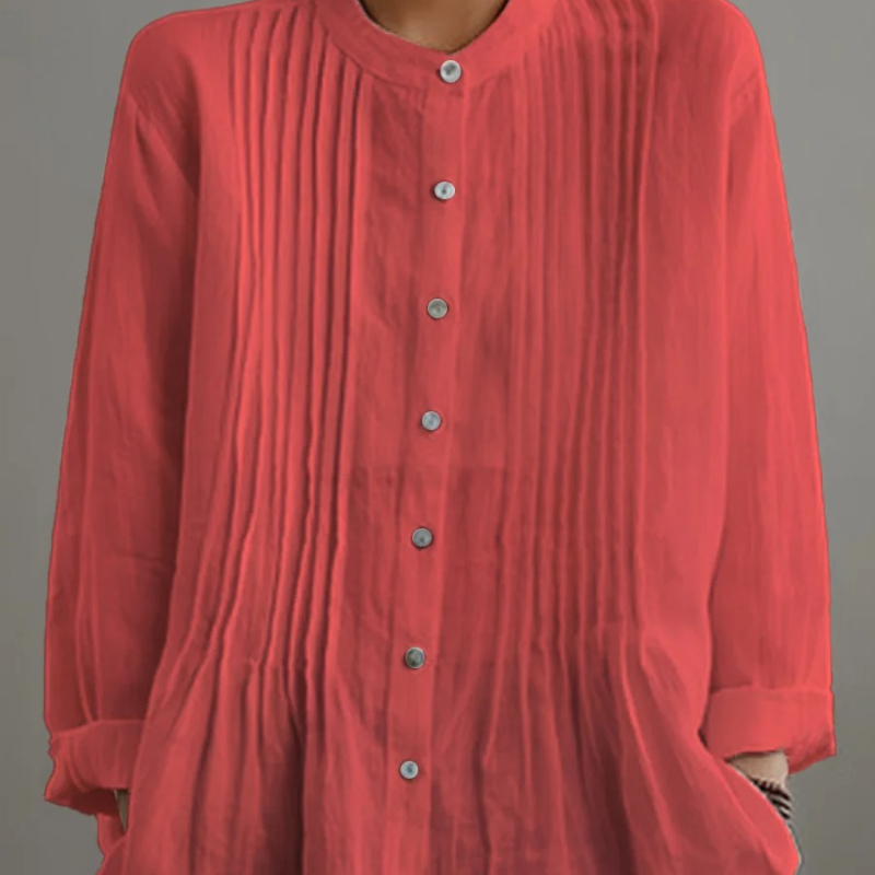 Viola™ - Relaxed pleated Blouse