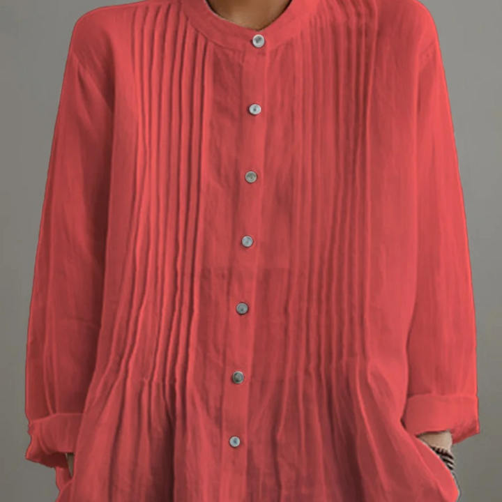 Viola™ - Relaxed pleated Blouse