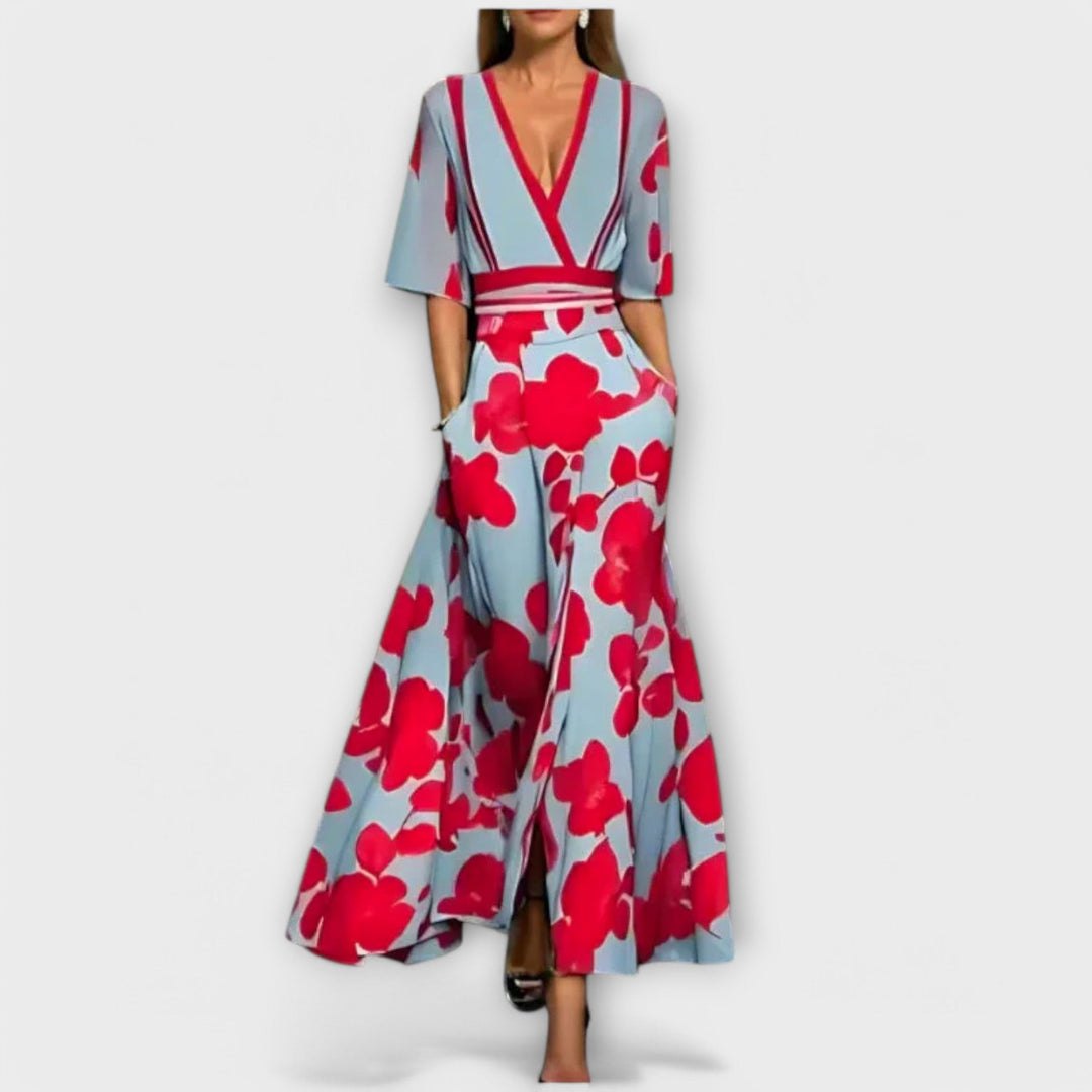 Vittoria | Elegant floral sheath dress