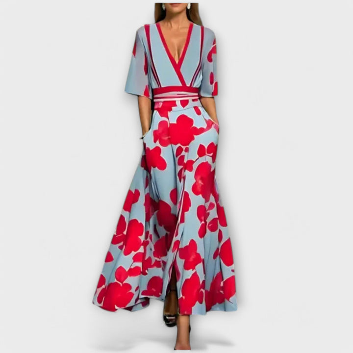 Vittoria | Elegant floral sheath dress