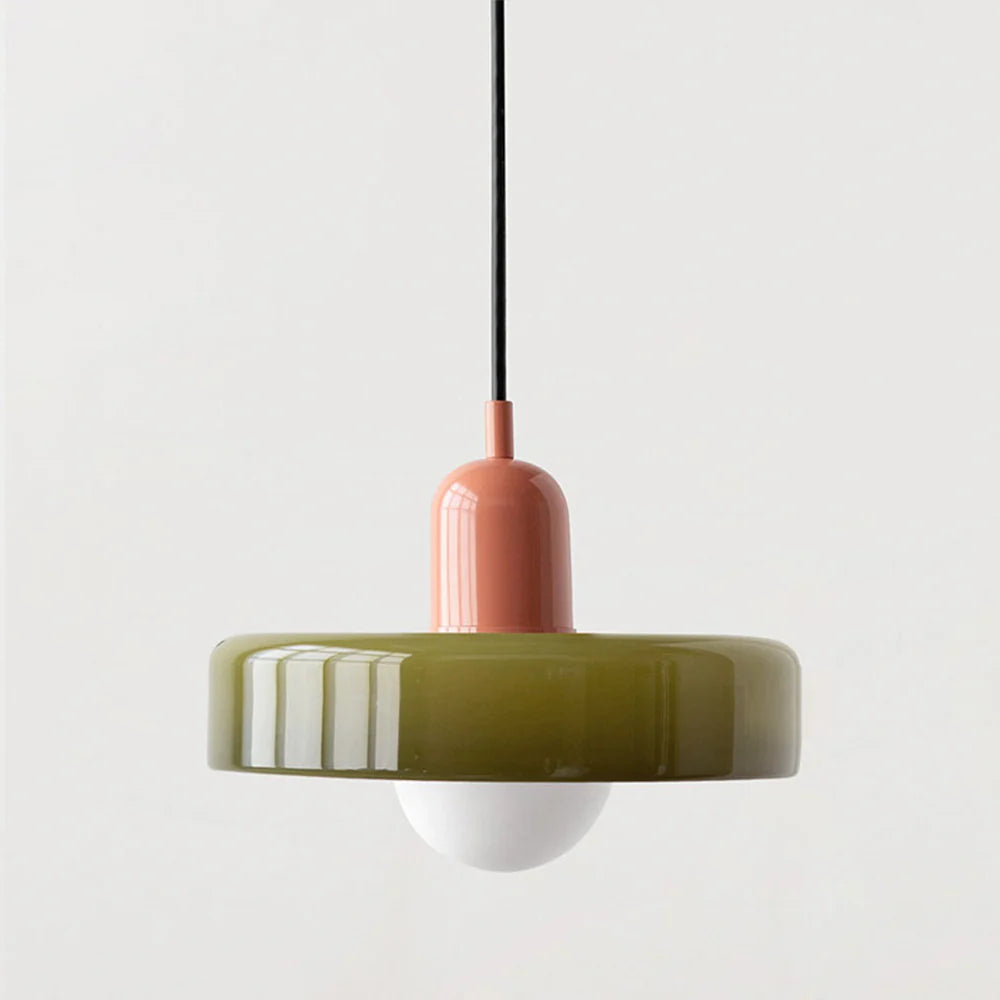 Glarefusion Modern Bauhaus Glass LED Pendant