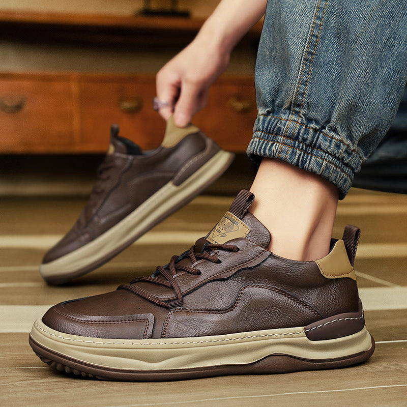 Noble Italian Genuine Leather Trainers