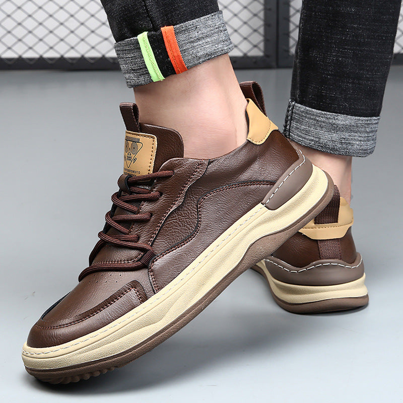 Noble Italian Genuine Leather Trainers