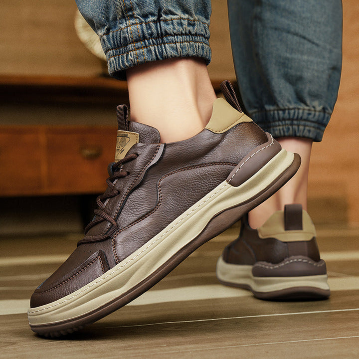 Noble Italian Genuine Leather Trainers