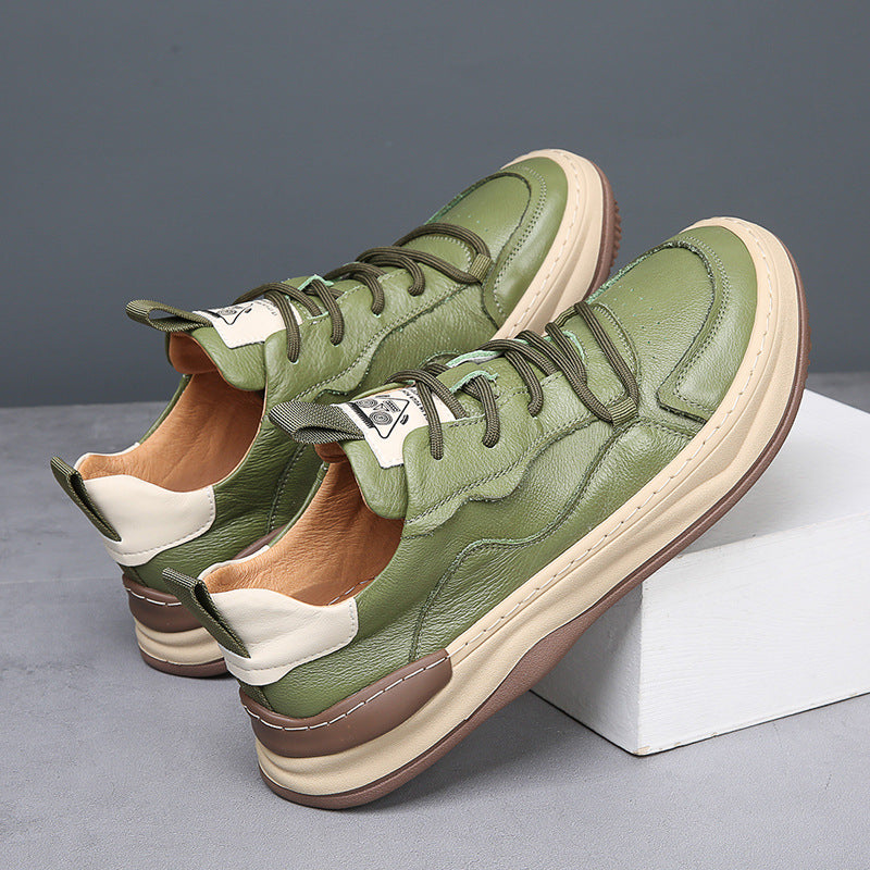 Noble Italian Genuine Leather Trainers