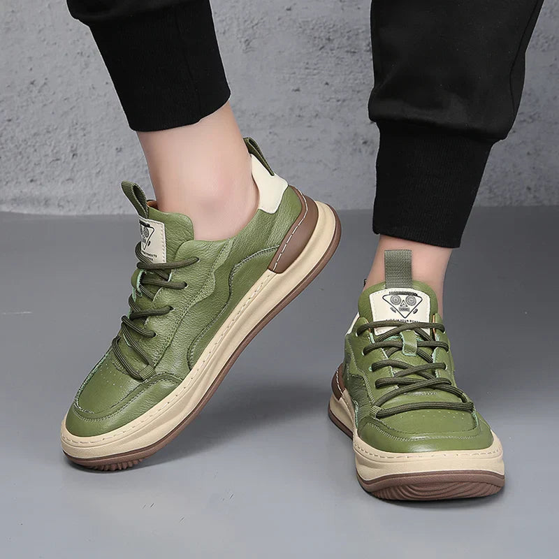 Noble Italian Genuine Leather Trainers