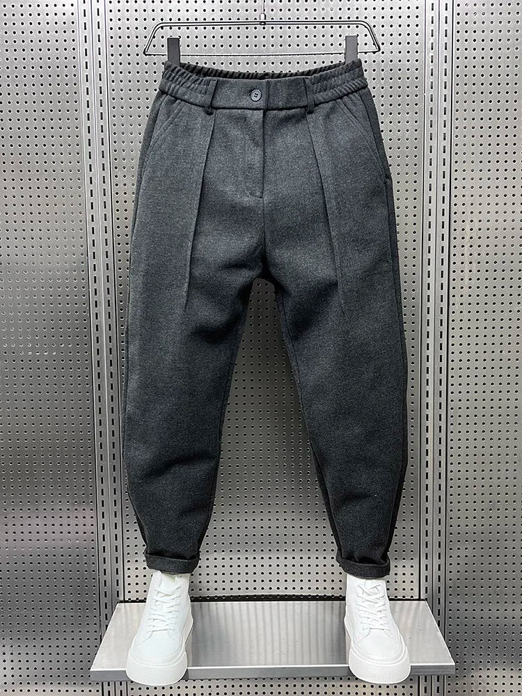 MARCELLO | Elegant mélange trousers