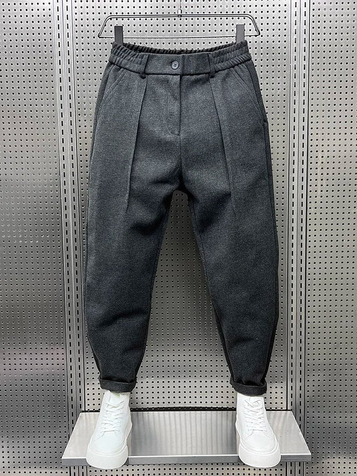 MARCELLO | Elegant mélange trousers